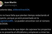 El PRO dejó en off side a Weretilneck: denunció que les robó la idea de la eximición de Ingresos Brutos a turistas extranjeros