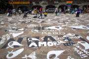 Cortés, sobre los pañuelos del Centro Cívico: "Los vamos a borrar cuando hagamos un gran monumento de los desaparecidos"