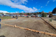 Comenzó la construcción de cuatro nuevas canchas de pádel junto al Gimnasio Municipal N.º 3