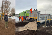 (Video) De San Antonio a Bariloche: Cortés recibió 15 vagones de sal para las calles