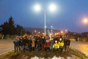 Bariloche: el barrio Omega estrenó nuevo alumbrado LED en la avenida Wiederhold