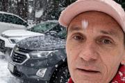 Con la ruta cubierta de nieve, autos de alquiler sin cubiertas adecuadas: un empresario del rubro apunta contra una multinacional