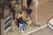 Video: brutal golpiza a un joven en plena calle San Martín