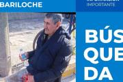 ​​​​​​​Búsqueda de paradero: Silverio Painefil, desaparecido desde el lunes en Bariloche