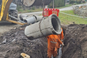La delegación Cerro Otto renovó el desagüe pluvial que inundaba Tronador y Lagos del Sur