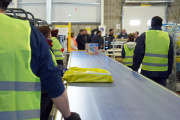Cortés recorrió el gigante logístico que Mercado Libre instaló en el PITBA