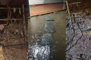 La Barda del Ñireco vuelve a ceder con las intensas lluvias y los vecinos temen un derrumbe mayor