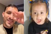 La nena de Bariloche que le dice “el nene” a Paredes y recibió su saludo personalizado