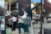 (Videos) ¿Y si bajamos un cambio? Las peleas en la vía pública se vuelven moneda corriente en Bariloche