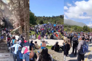 La fe caminó por la Ruta 82 (pese a los pozos)