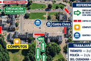 Bariloche palpita las constituyentes: cortes de tránsito en el Centro Cívico por el operativo electoral