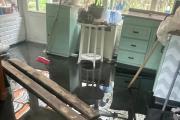 Vecinos de Los Coihues reclaman por el desborde del arroyo Gutiérrez