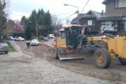 Avenida Pioneros: comenzó la obra de pavimentación en el acceso por Tupungato y Los Pinos