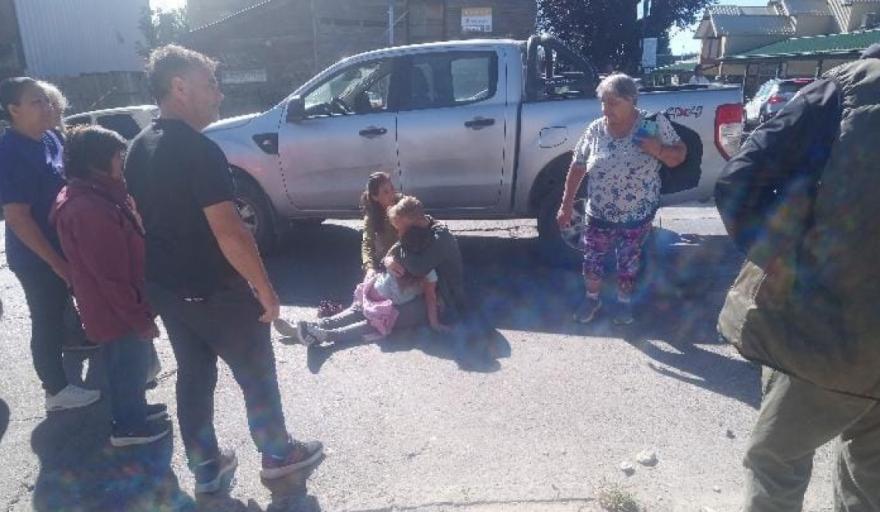 Una nena fue atropellada por una camioneta en el centro mientras la conductora miraba el celular