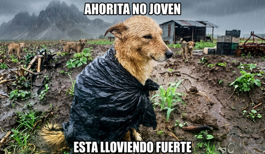 El finde llega pasado por agua...con la esperanza de la nieve