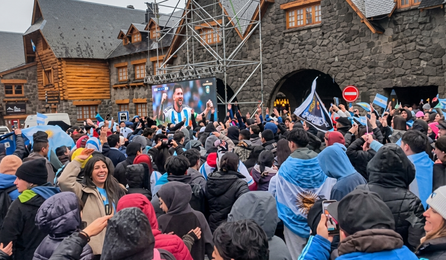 Final del Mundial: cómo será el corredor sanitario en el centro de Bariloche