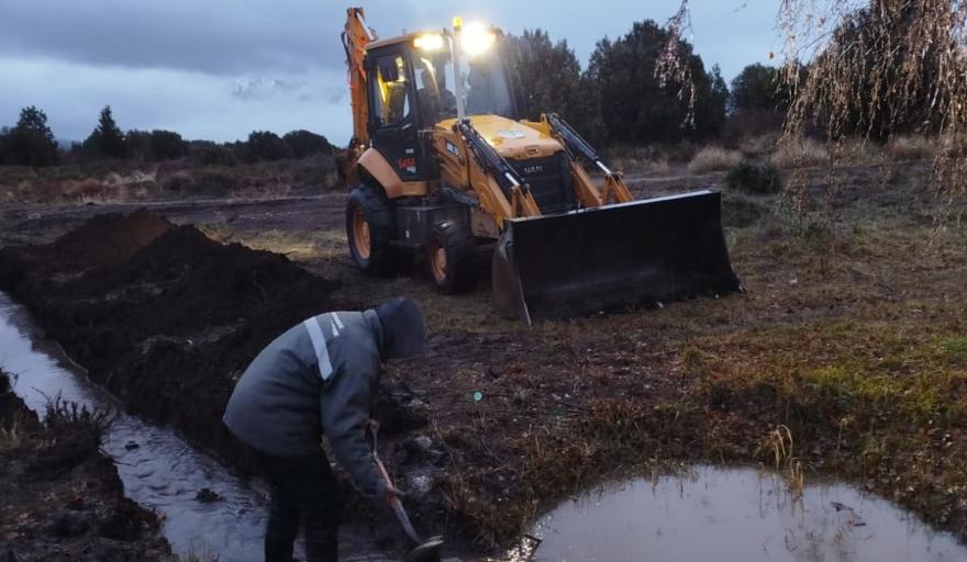 Fuerte operativo por las intensas lluvias