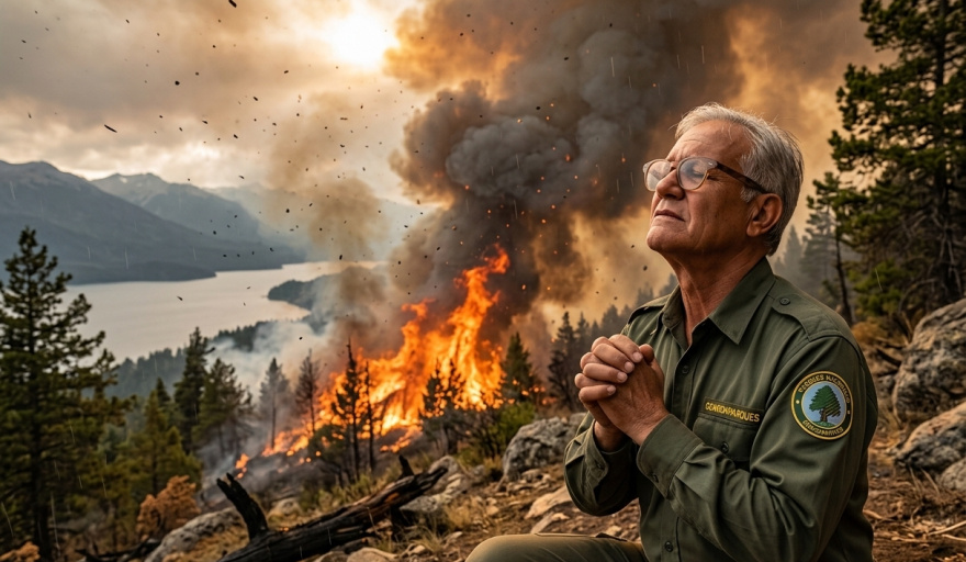 Dámaso Larraburu sobre incendios: "hay que pedirle a Dios que nos ayude, pero estamos preparados"