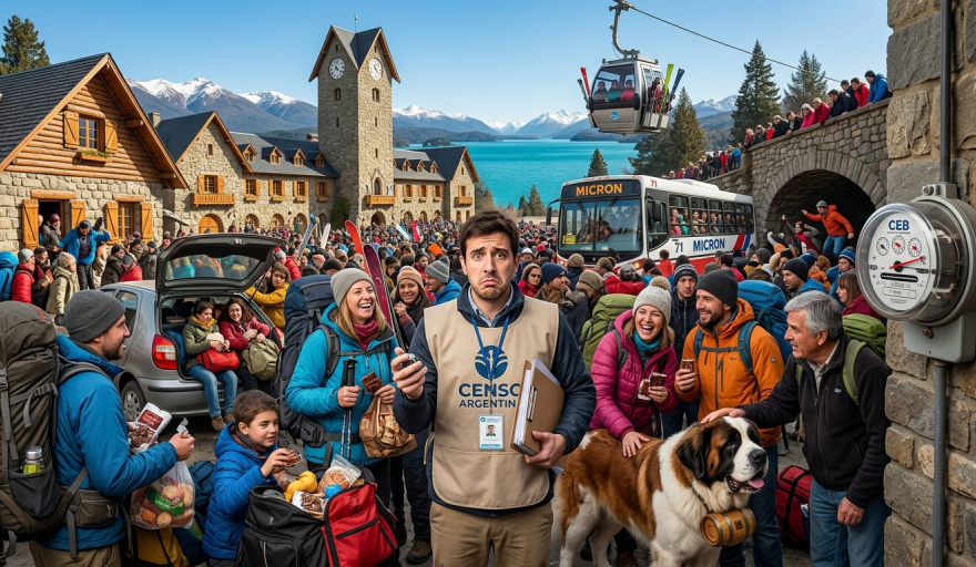Bariloche, el lugar que no se deja contar: cuánta gente vive realmente en la ciudad